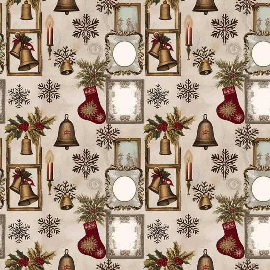 Stampa del Pattern design Christmas Vintage