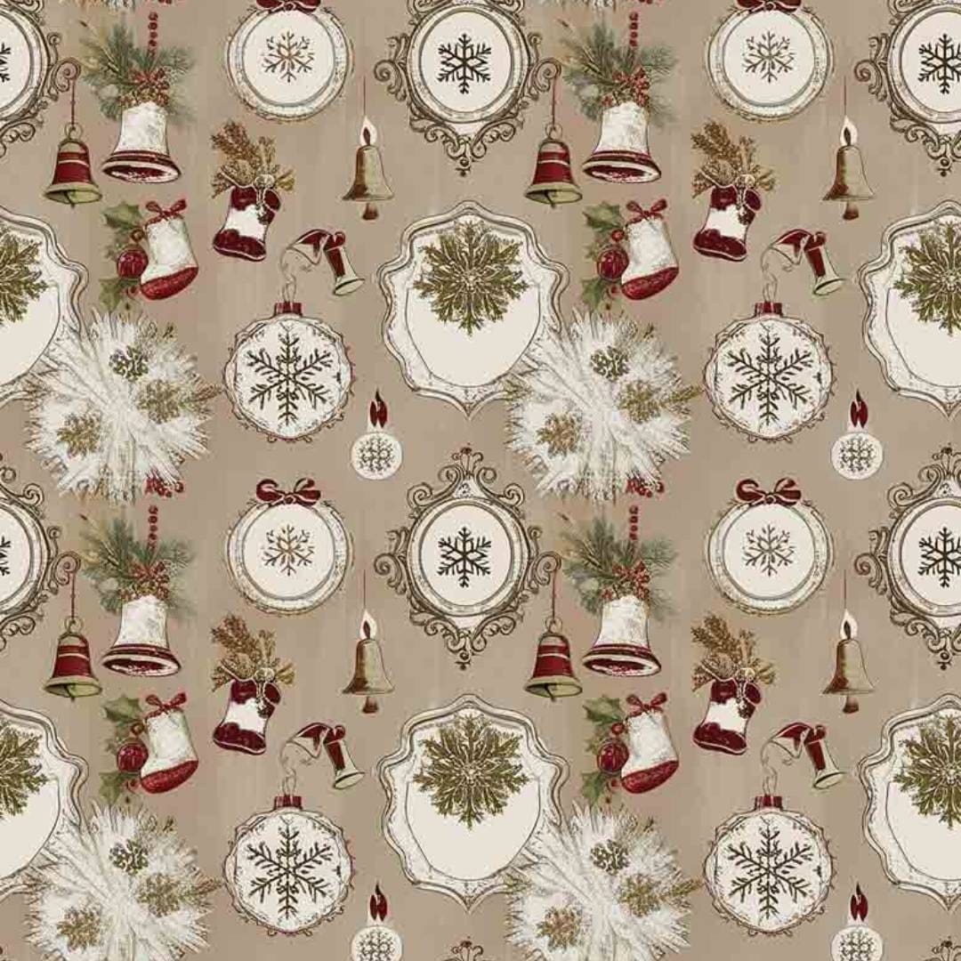 Stampa del Pattern design Christmas Vintage