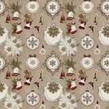 Pattern design Christmas Vintage