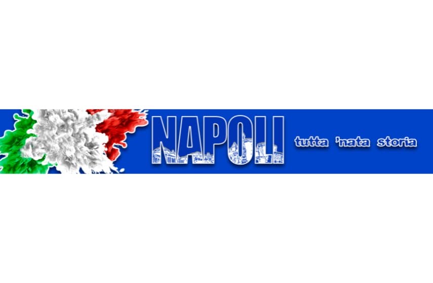 Sciarpa Napoli in Poliestere di Raso