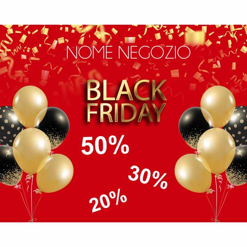 Black Friday con palloncini