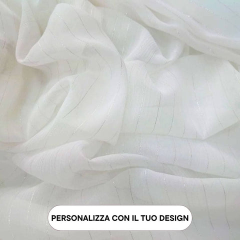 VOILE RASO LUREX PERSONALIZZATO