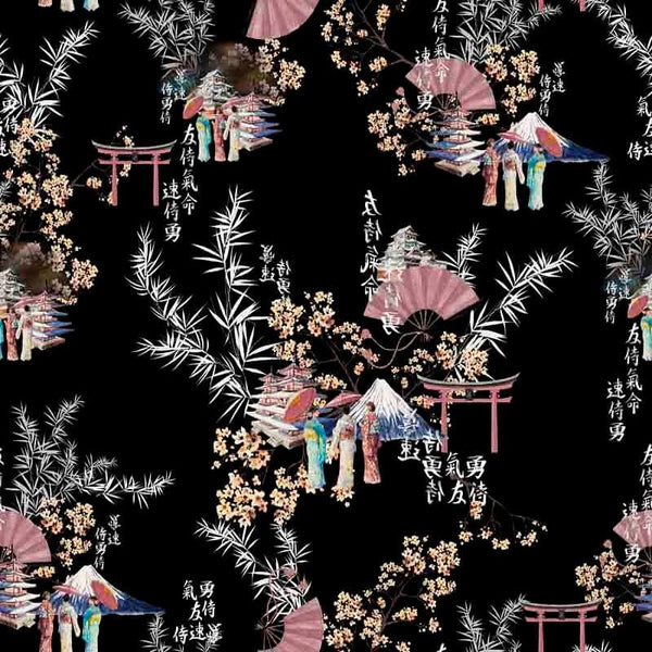 Pattern design Japan elegante