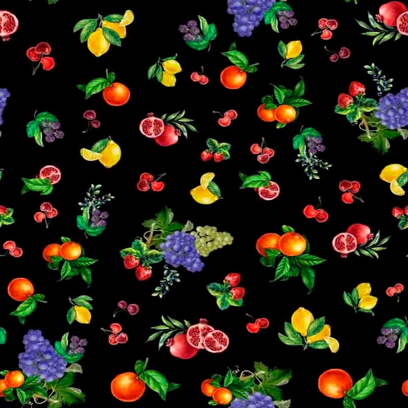 Pattern design conversational moderno frutta - Patterntag