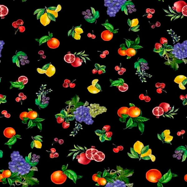 Pattern design conversational moderno frutta