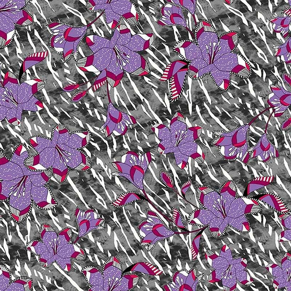 Pattern design flowers fiori astratto moderno
