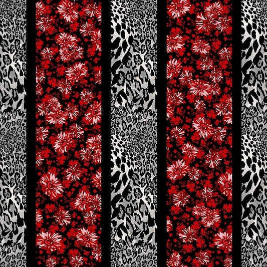 Pattern design animalier con fiori - Patterntag