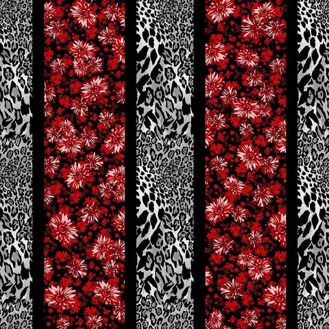 Pattern design animalier con fiori - Patterntag