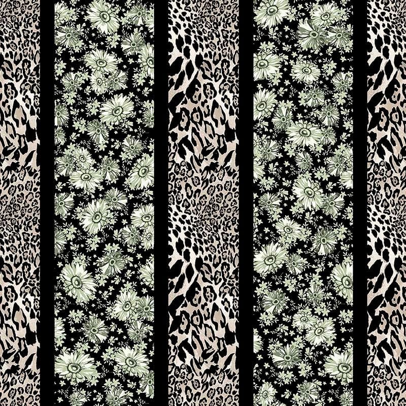 Pattern design animalier con fiori - Patterntag