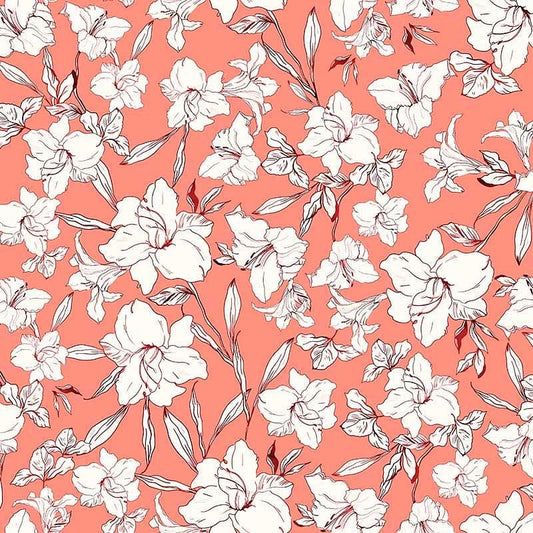 Pattern design flowers fiori elegante 3 - Patterntag