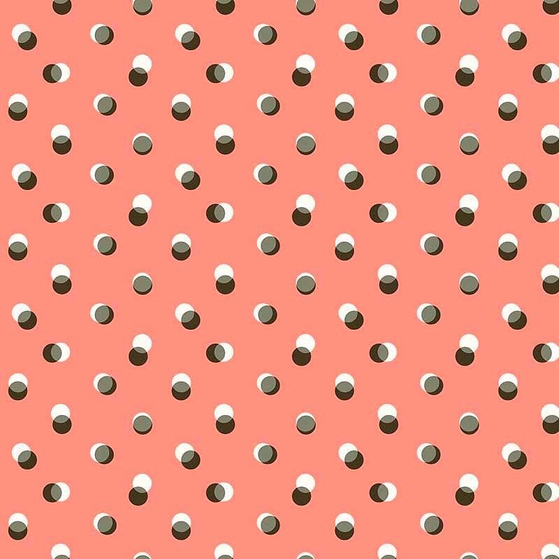 Pattern design pois bicolor - Patterntag