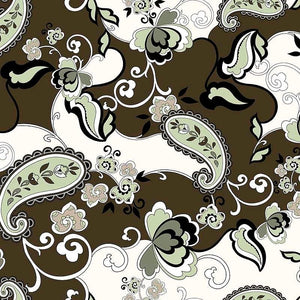 Pattern design paisley disegno astratto con fiori - Patterntag