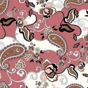 Pattern design paisley disegno astratto con fiori - Patterntag