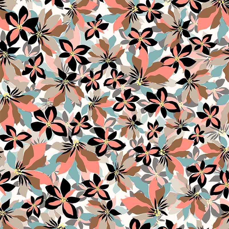 Surface Pattern design flowers modern