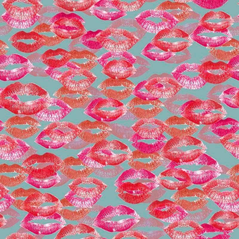 Pattern design conversational kiss - Patterntag