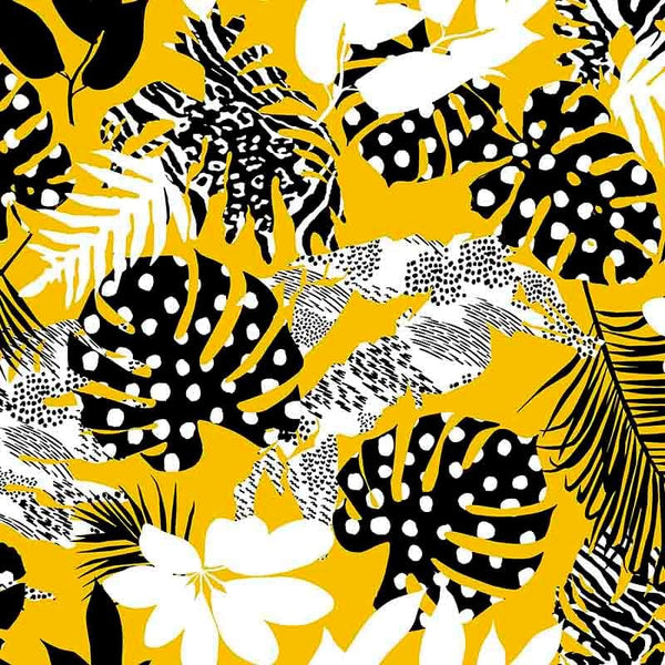 Pattern design tropical fiori moderno