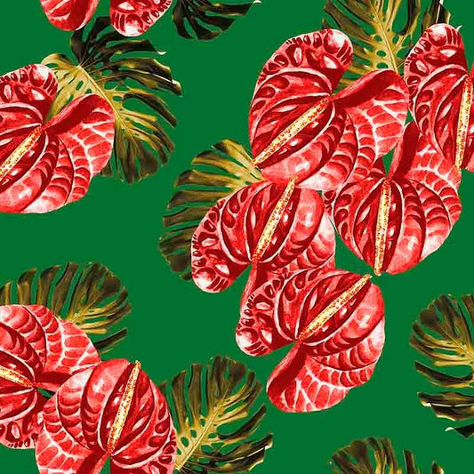 Pattern design tropical fiori raffinato - Patterntag