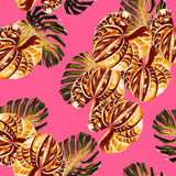 Pattern design tropical fiori raffinato - Patterntag