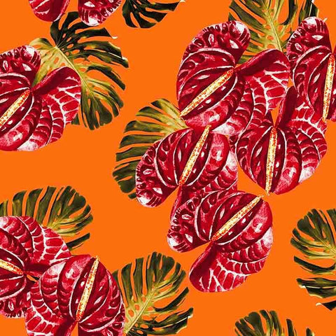 Pattern design tropical fiori raffinato - Patterntag