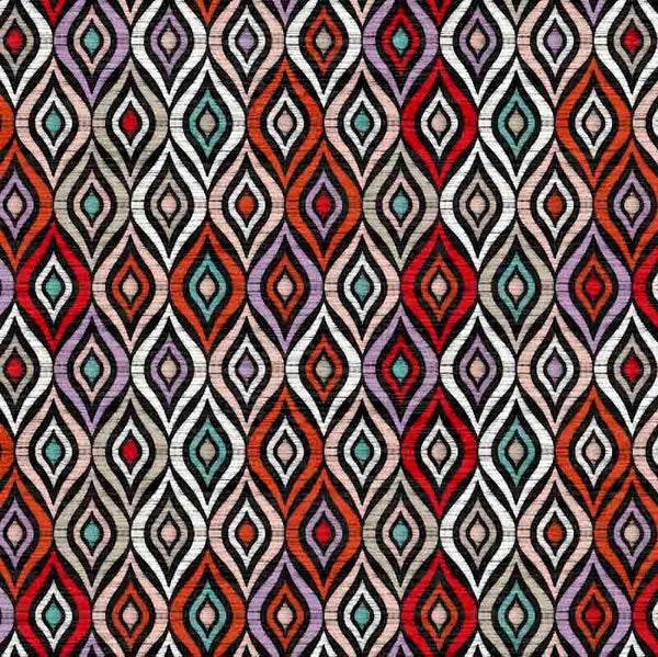 Pattern design ethnic rombi