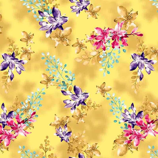 Pattern design tropical fiori romantico - Patterntag