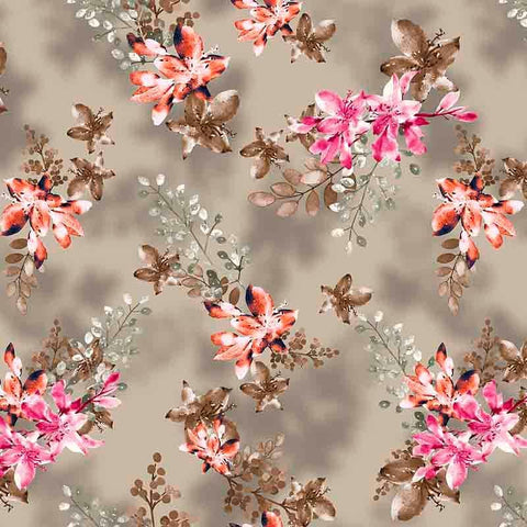 Pattern design tropical fiori romantico - Patterntag