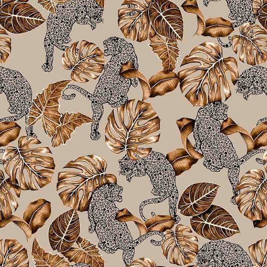 Pattern design tropical leopardo - Patterntag