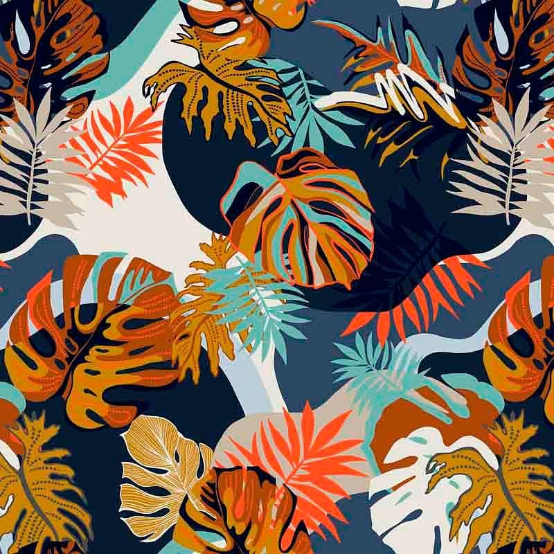 Pattern design tropical pop - Patterntag