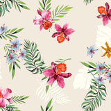 Pattern design tropical fiori elegante - Patterntag