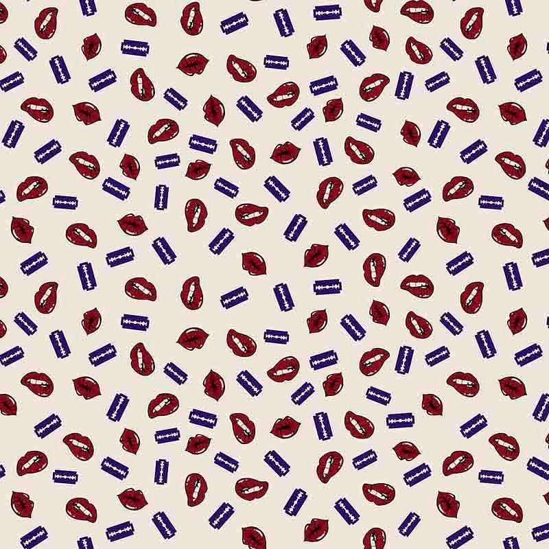 Pattern design conversational labbra - Patterntag