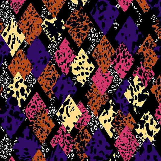 Pattern design animalier rombi - Patterntag