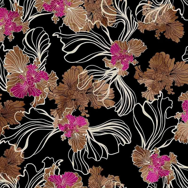 Pattern design abstract fiori