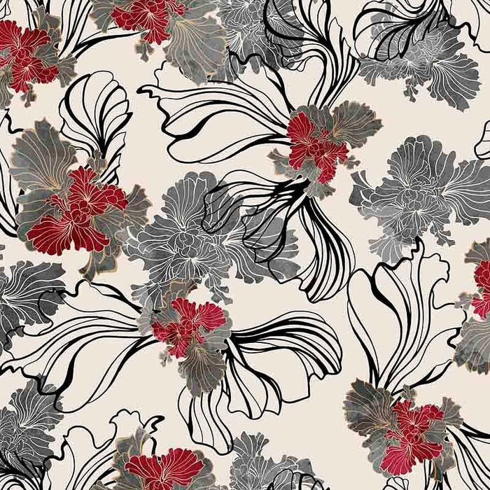 Pattern design abstract fiori - Patterntag