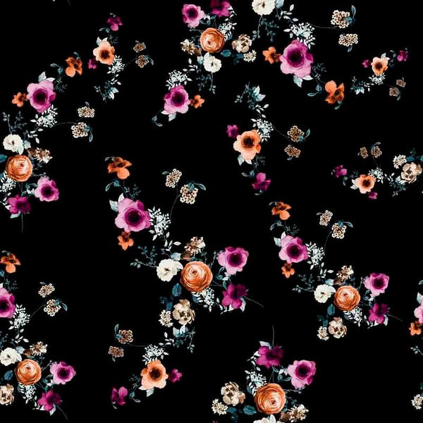 Pattern design flowers fiori moderno