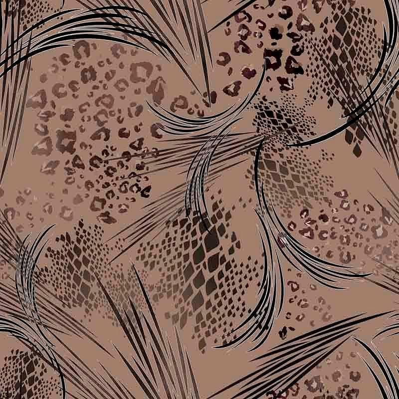 Stampa del Pattern design animalier moderno