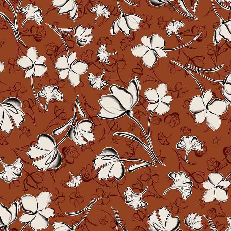 Pattern design flowers fiori moderno - Patterntag