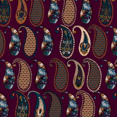 Surface Pattern design paisley artistico