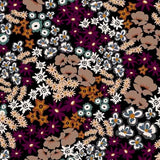 Stampa del Surface Pattern design Provencal fiori Modern
