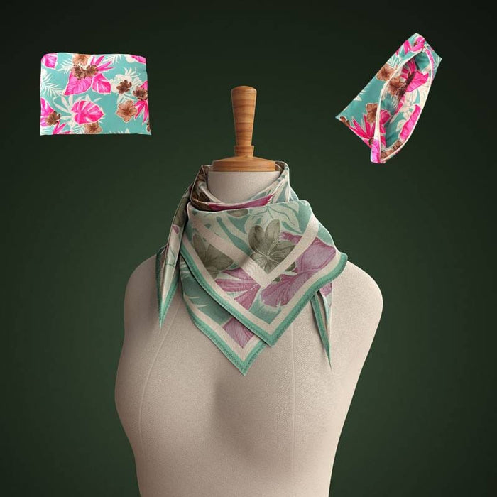 Foulard verde acqua Not Shy