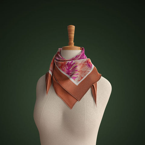 Foulard Sostenibile moderno tropicale