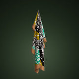 Foulard astratto verde