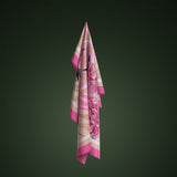 Foulard floreale elegante viola