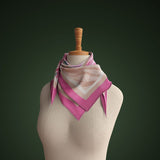 Foulard floreale elegante viola