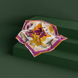 Foulard tropicale rosa