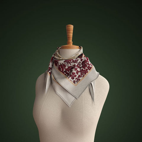 Foulard Sostenibile fiorellini classico