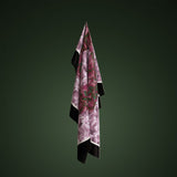 Foulard floreale elegante viola