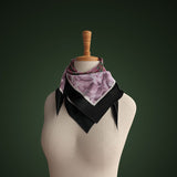 Foulard floreale elegante viola