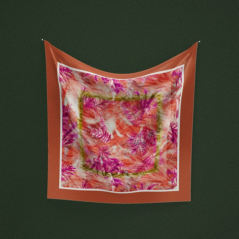 Foulard Sostenibile moderno tropicale