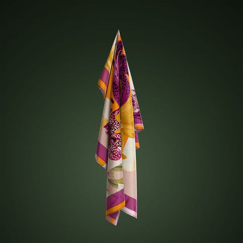 Foulard Sostenibile tropicale rosa